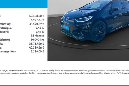 VW ID.3 16.463 km 43.849 &euro; Leinefelde-Worbis/DE 37327