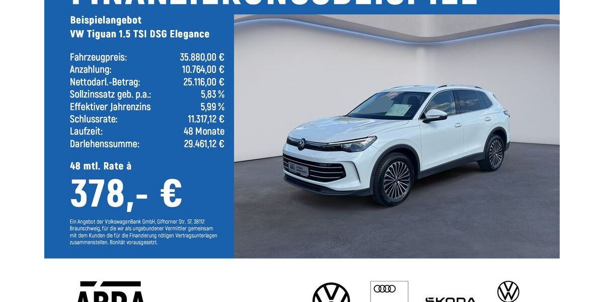 VW Tiguan 5.087 km 35.880 &euro; Braunschweig 38108