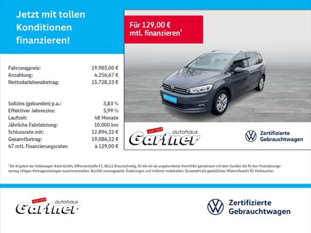 VW Touran 117.281 km 19.985 &euro; Eiselfing bei Wasserburg 83549