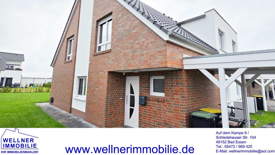Doppelhaushälfte Bohmte - 4 Zimmer, 127 m&sup2;, 1.200&euro; | Angebot:24714837