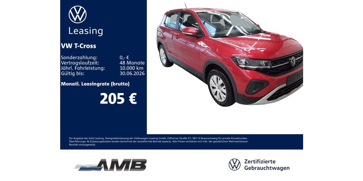 VW T-Cross 12.330 km 19.180 &euro; Borna 04552