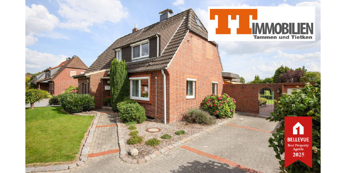 TT bietet an: Großzügige Doppelhaushälfte mit traumhaft schönem Gartengrundstück in ruhiger Lage von Wilhelmshaven-Voslapp! 4 zimmer