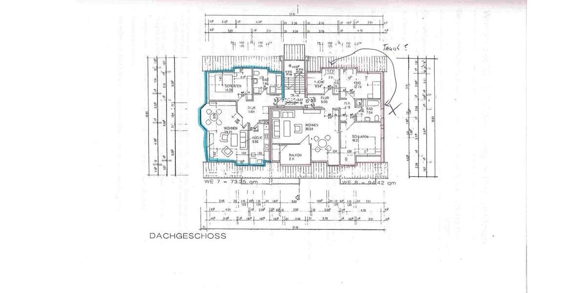 Dachgeschoßwohnung Salzwedel - 3 Zimmer, 94 m&sup2;, 123.500&euro; | Angebot:26552692