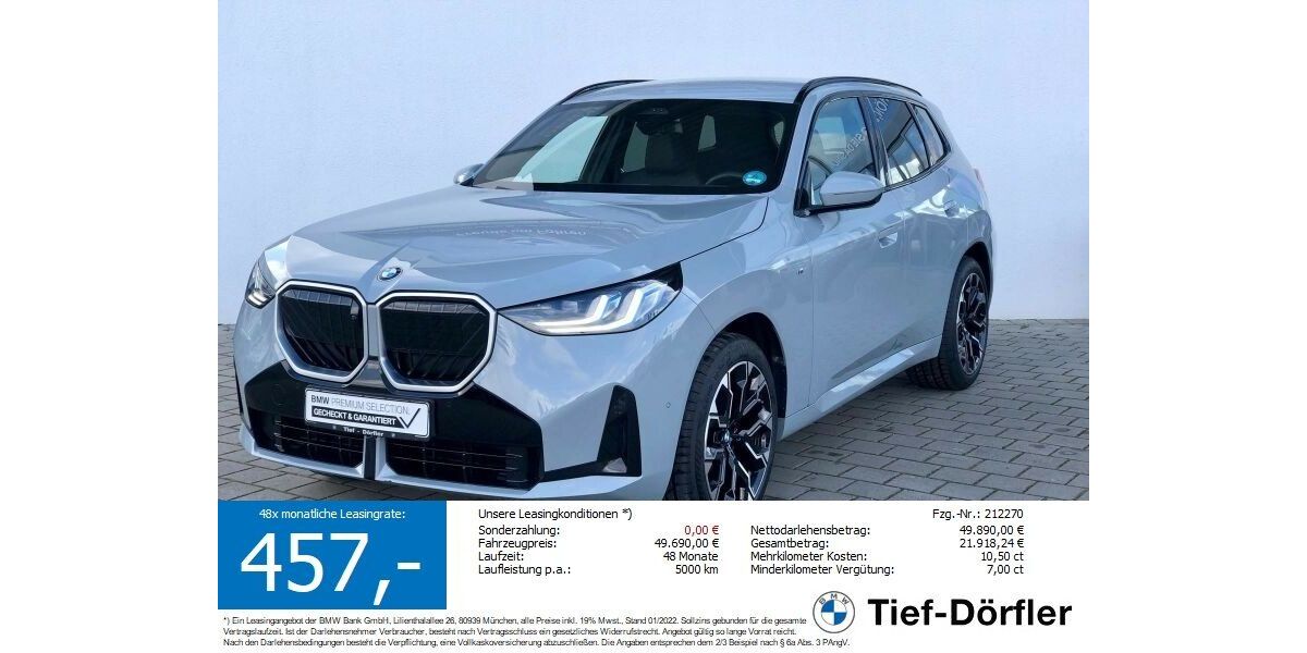 BMW X3 26.100 km 49.600 &euro; Marktsteft 97342