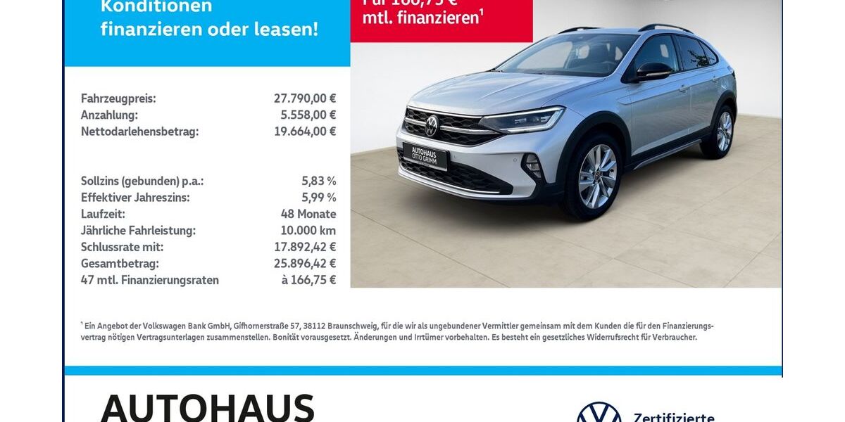 VW Taigo 3.500 km 27.480 &euro; Bitterfeld-Wolfen 06749