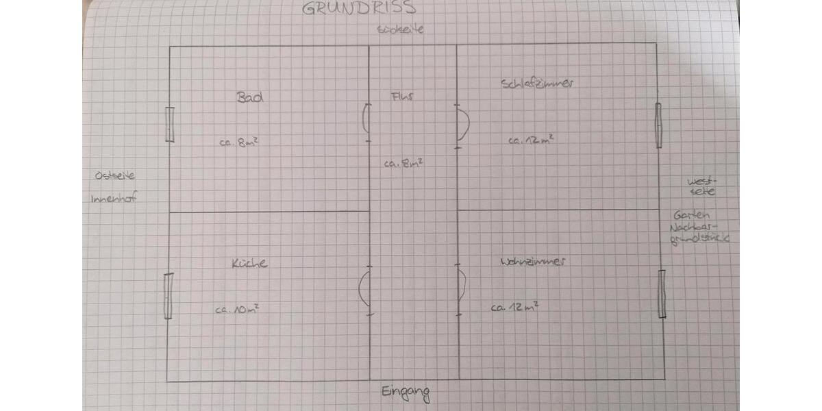 Etagenwohnung Meißen - 2 Zimmer, 50 m&sup2;, 424&euro; | Angebot:25499821