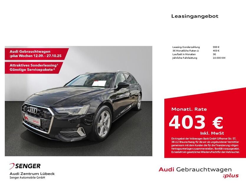 Audi A6 27.600 km 47.480 € Lübeck 23556