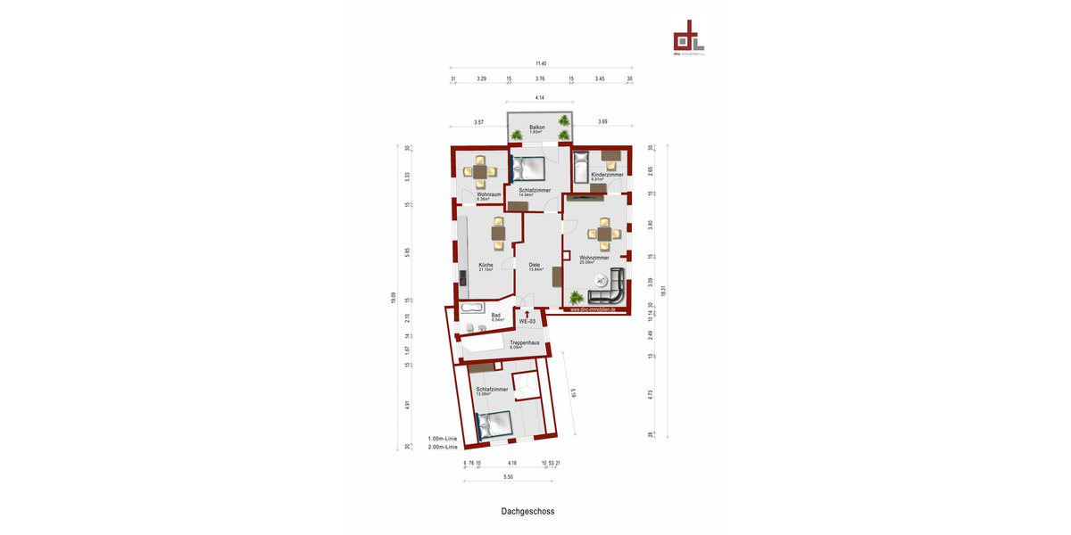 Mehrfamilien- oder Mehrgenerationenhaus mit 3 Wohneinheiten - Mehrfamilienhaus, Wohnhaus Lübbecke | Angebot:25892084