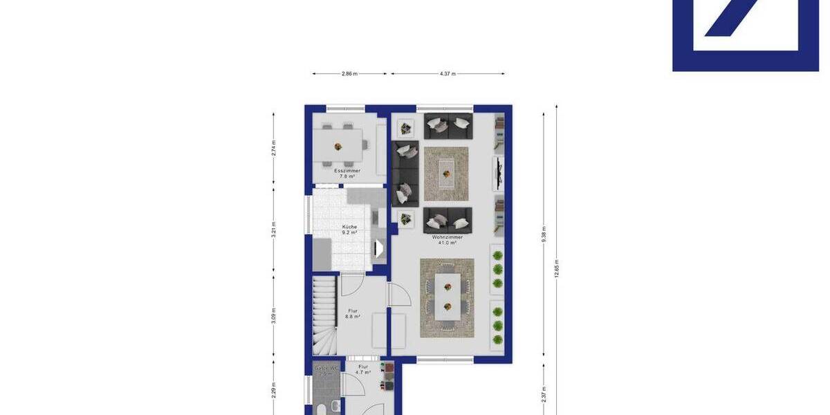 Doppelhaushälfte Tangerhütte Cobbel - 3 Zimmer, 110 m&sup2;, 85.000&euro; | Angebot:26260812