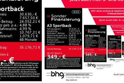 Audi A3 13.654 km 30.630 &euro; Binzen 79589