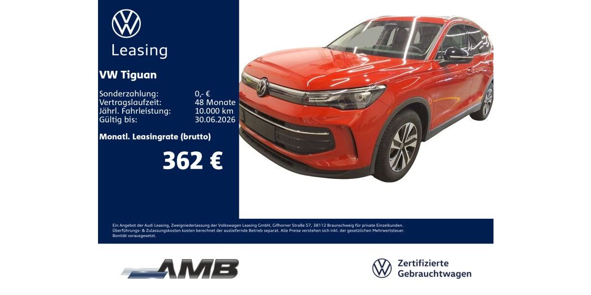 VW Tiguan 4.930 km 34.870 &euro; Borna 04552