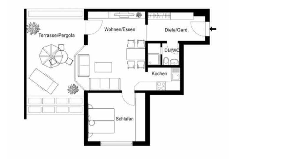 Etagenwohnung Ostfildern - 2 Zimmer, 62 m&sup2;, 240.000&euro; | Angebot:26975541