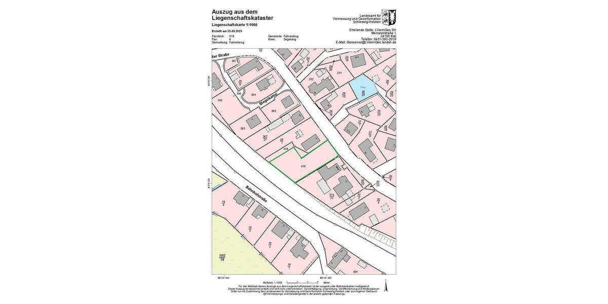 Grundstück Fahrenkrug - 199.000&euro; | Angebot:25680862
