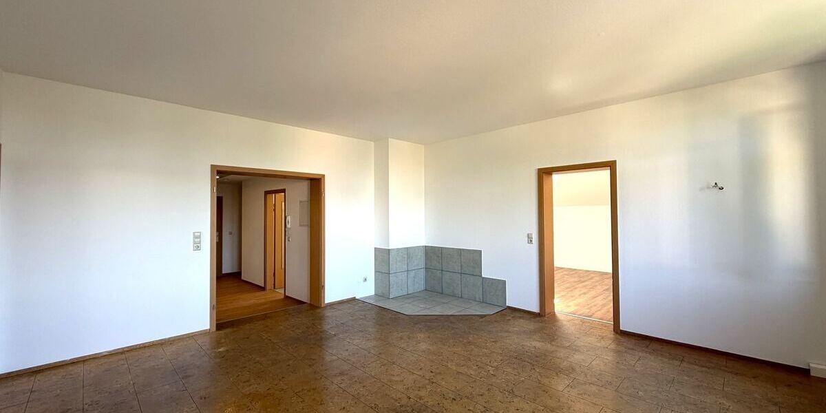 Zentral gelegene 3-Zimmer Wohnung im Dachgeschoss mit Einbauküche - Dachgeschoßwohnung Mittweida Rößgen | Angebot:27207669