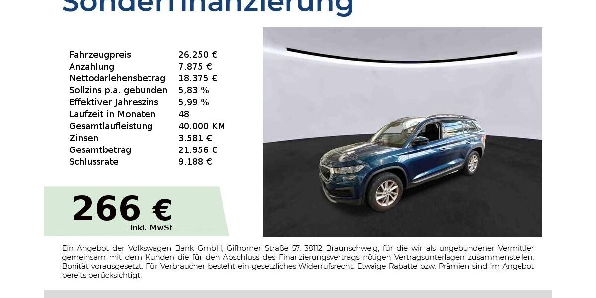 Skoda Kodiaq 98.250 km 26.250 &euro; Nürnberg 90431