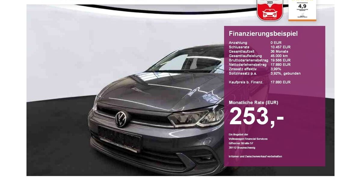 VW Polo 17.900 km 17.880 &euro; Albbruck 79774