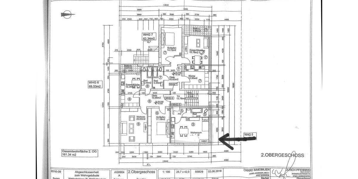 Etagenwohnung Heidelberg Bahnstadt - 1 Zimmer, 34 m&sup2;, 145.000&euro; | Angebot:25169929
