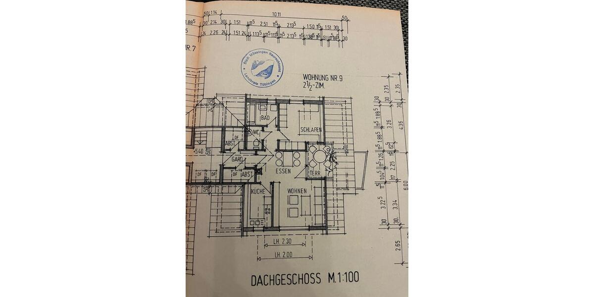 Dachgeschoßwohnung Mössingen - 2.5 Zimmer, 53 m&sup2;, 186.000&euro; | Angebot:26803341