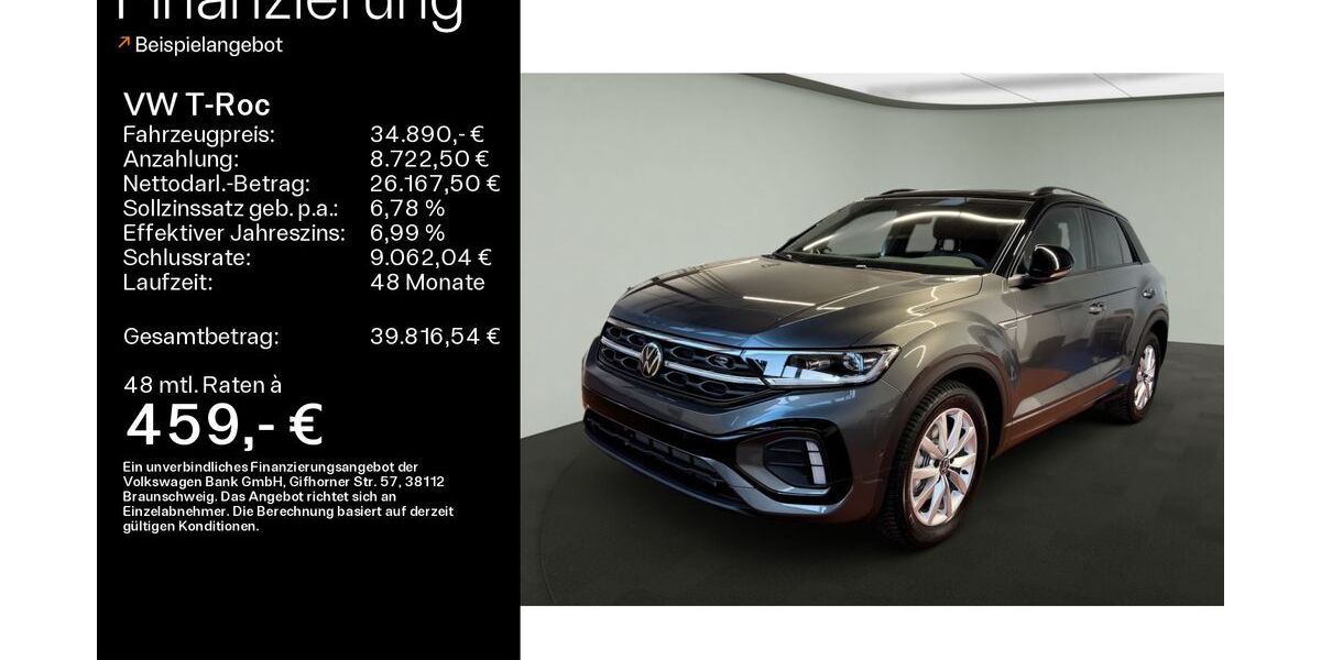 VW T-Roc 8.900 km 34.890 &euro; Kelkheim 65779