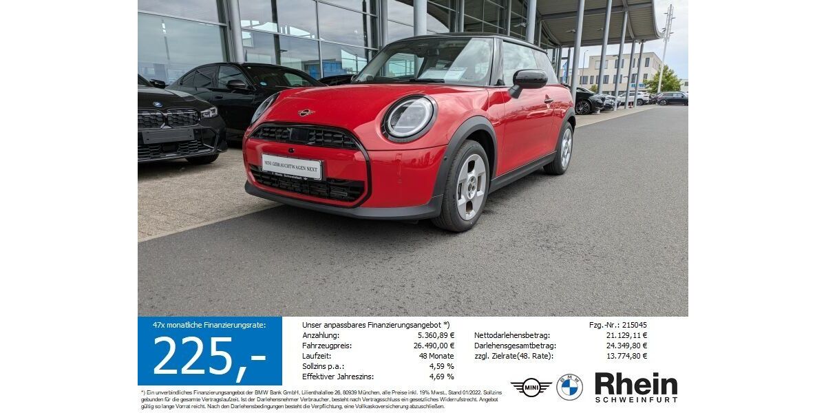 Mini Cooper C 4.214 km 25.790 &euro; Schweinfurt 97424