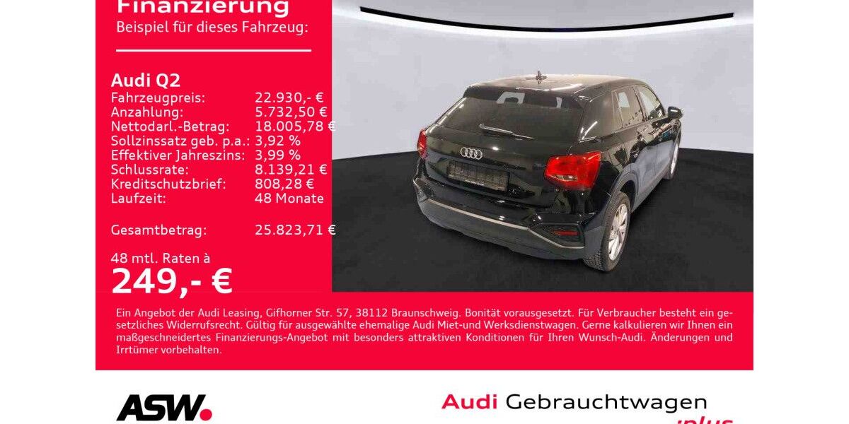 Audi Q2 44.900 km 22.930 &euro; Heilbronn 74074