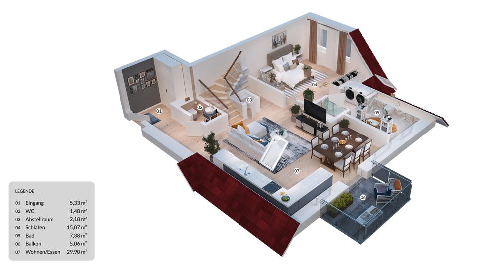 Wohnquartier an der Dinkel - Exklusive Neubauwohnungen zur Miete! 3 zimmer