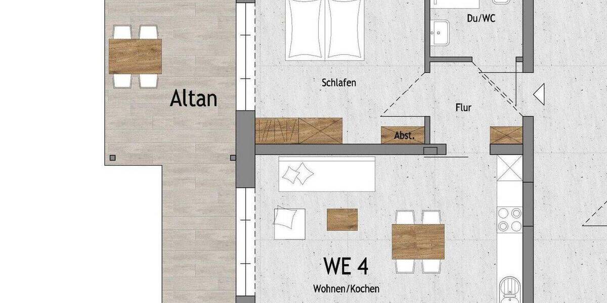 Etagenwohnung Winterberg Langewiese - 2 Zimmer, 58 m&sup2;, 590&euro; | Angebot:26253568