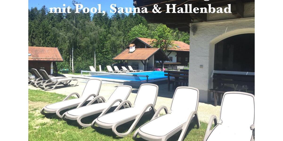 Große FeWo bei Passau barrierefrei Pool Sauna Hallenbad Skipiste 2 zimmer