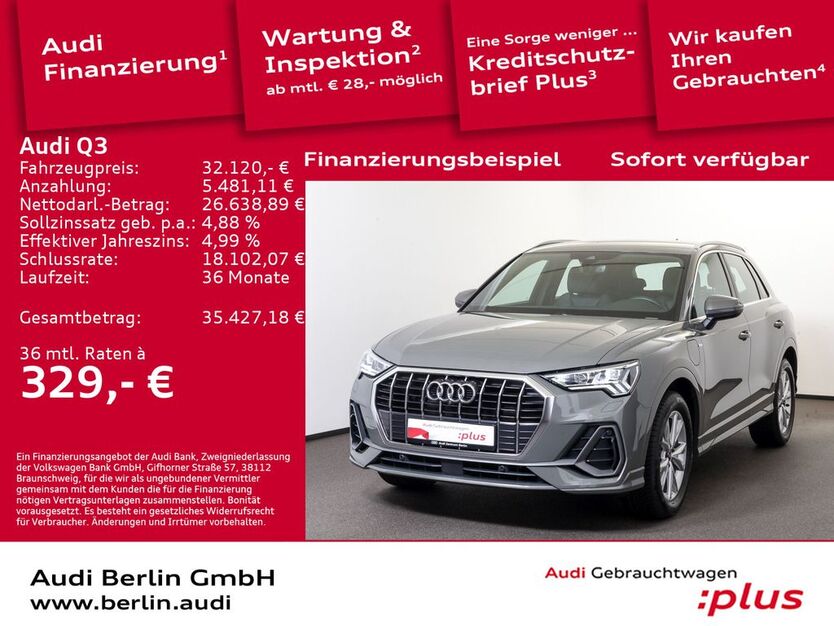 Audi Q3 54.700 km 30.150 € Berlin 10587