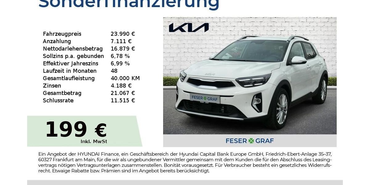 Kia Stonic 3.992 km 23.990 &euro; Roth 91154