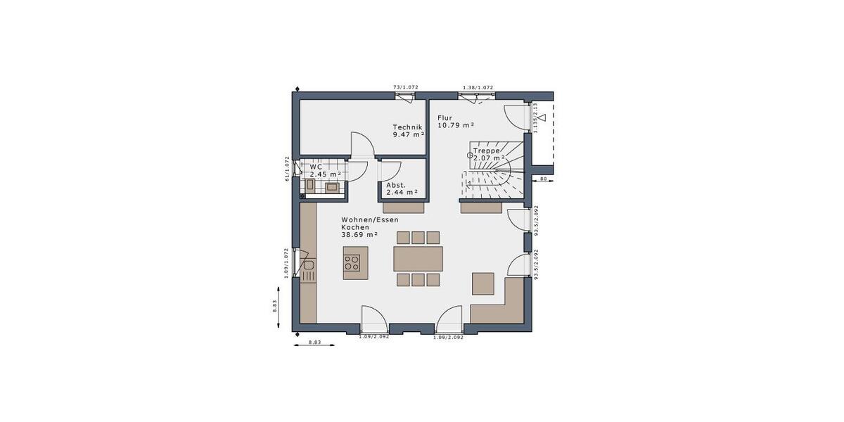 Einfamilienhaus Lemgo - 4 Zimmer, 131 m&sup2;, 1.700&euro; | Angebot:26151775