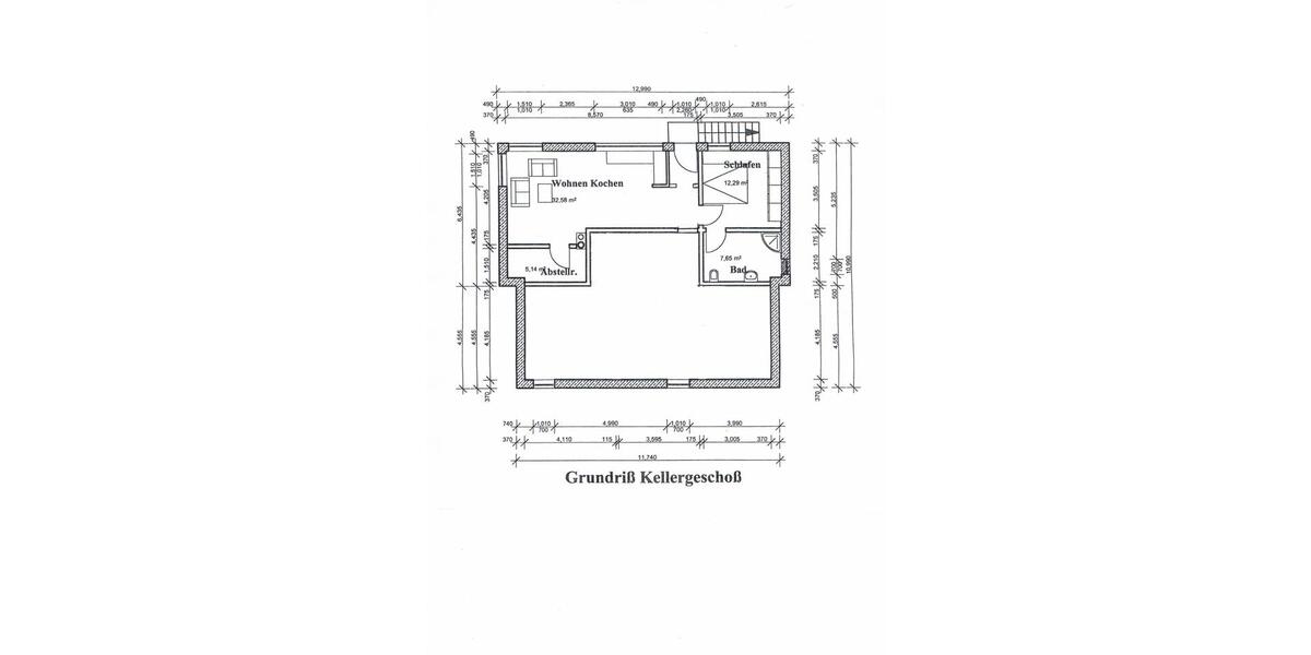 Etagenwohnung Pinzberg - 2 Zimmer, 58 m&sup2;, 440&euro; | Angebot:26413704