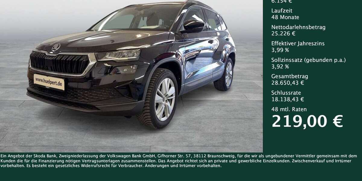 Skoda Karoq 11.334 km 31.380 &euro; Dortmund 44269