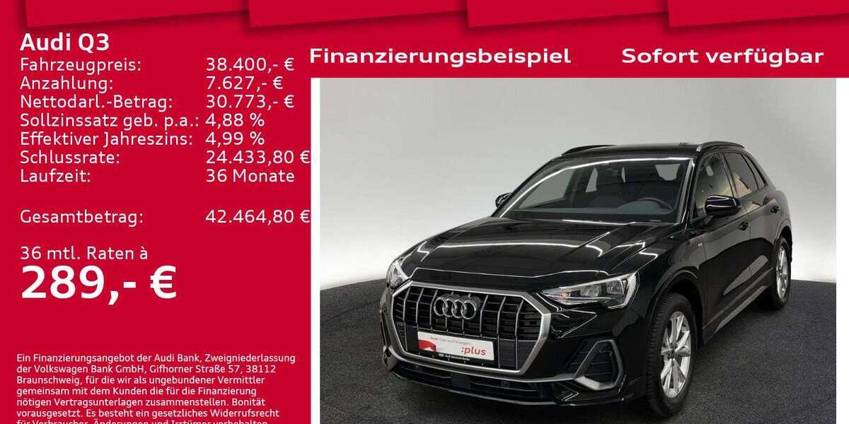 Audi Q3 34.100 km 38.400 &euro; Berlin 10587