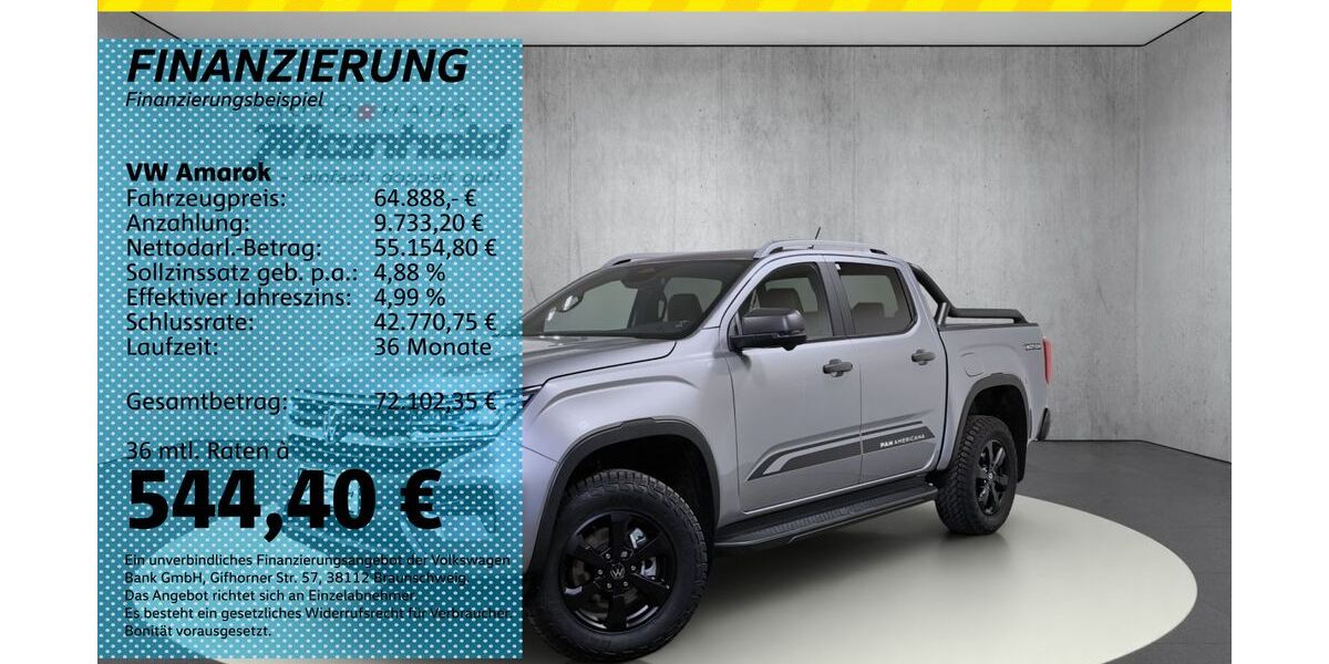 VW Amarok 5.000 km 64.888 &euro; Auerbach/Rebesgrün 08209