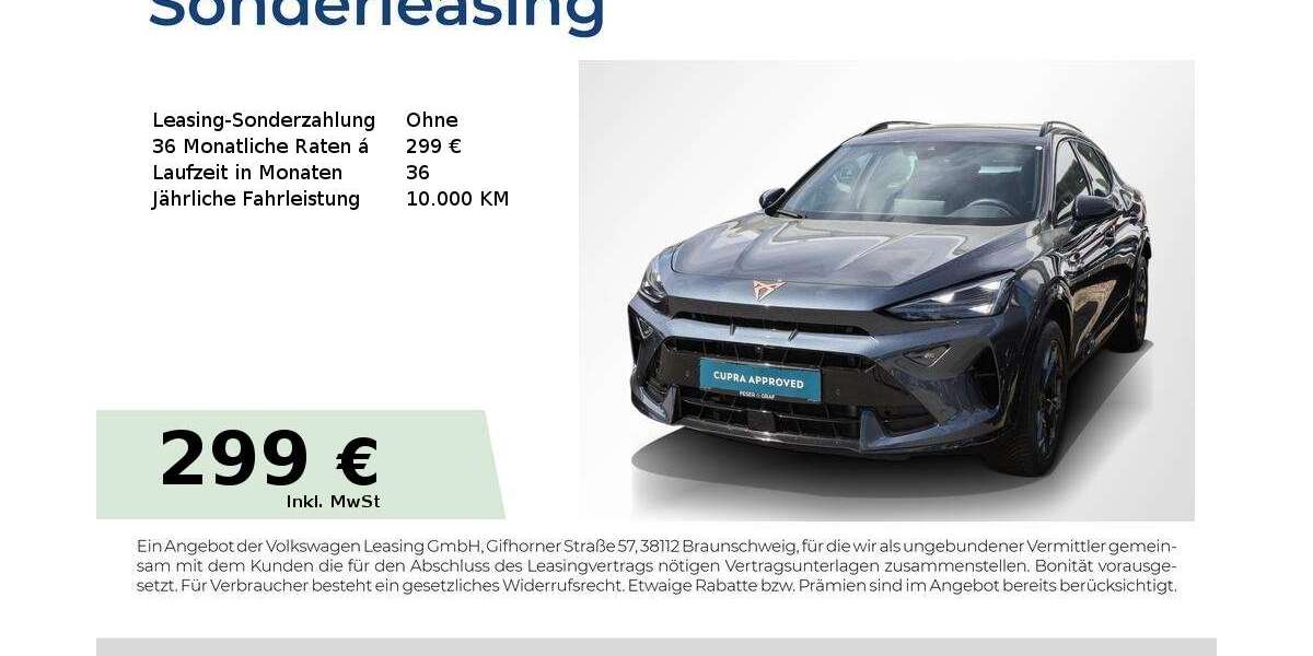 Cupra Formentor 22.050 km 32.440 &euro; Forchheim 91301
