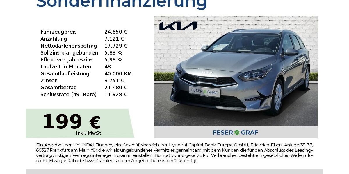 Kia ceed Sportswagon 3.633 km 22.970 € Roth 91154