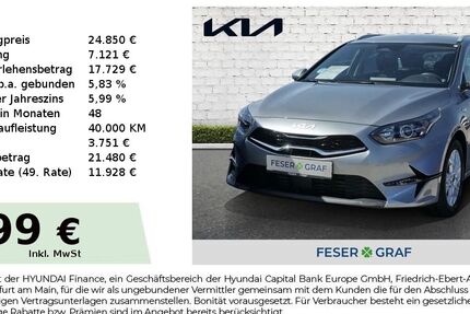 Kia ceed Sportswagon 6.288 km 24.750 € Roth 91154