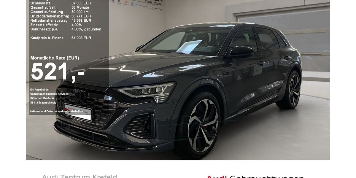 Audi Q8 e-tron 47.646 km 51.998 &euro; Krefeld 47805