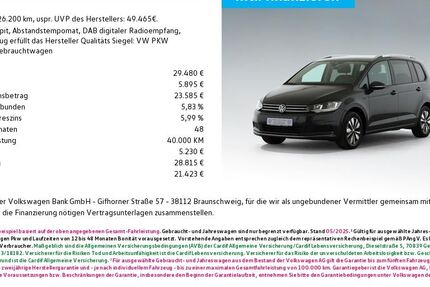 VW Touran 26.200 km 29.480 &euro; Bamberg 96052