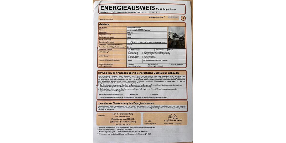 Doppelhaushälfte Zwickau - 3 Zimmer, 95 m&sup2;, 1.950&euro; | Angebot:24817007