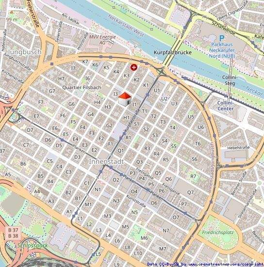 Etagenwohnung Mannheim / Innenstadt Quadrate - 4 Zimmer, 110 m&sup2;, 349.000&euro; | Angebot:25095104