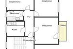 Etagenwohnung Rheinsberg - 3 Zimmer, 65 m&sup2;, 97.500&euro; | Angebot:26128424