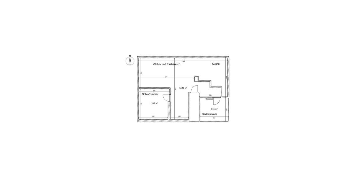 Dachgeschoßwohnung Neumünster Böcklersiedlung - 2 Zimmer, 75 m&sup2;, 725&euro; | Angebot:25378505