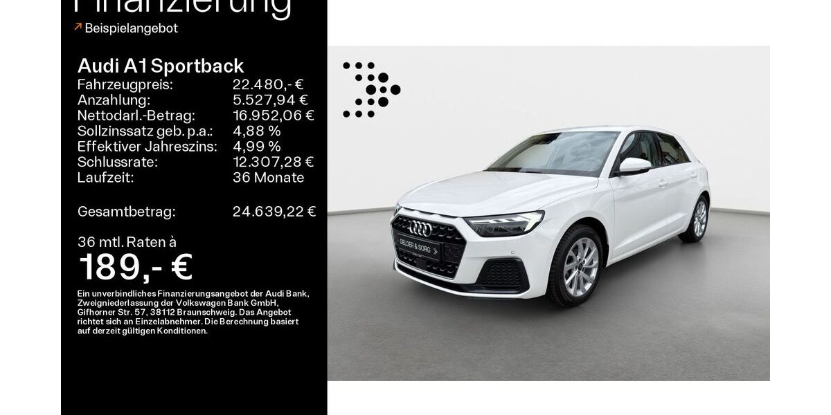 Audi A1 15.490 km 22.480 &euro; Ebern 96106