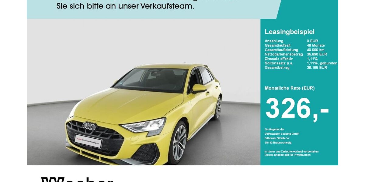 Audi A3 8.782 km 34.479 &euro; Herrenberg 71083