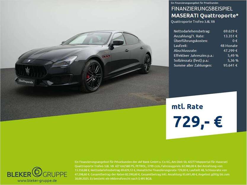 Maserati Quattroporte 90.000 km 82.980 € Münster 48163