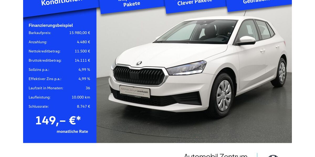 Skoda Fabia 12.286 km 15.980 &euro; Leverkusen 51379