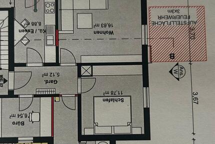 Wohnung Niefern-Öschelbronn Öschelbronn - 3 Zimmer, 55 m&sup2;, 800&euro; | Angebot:25300813