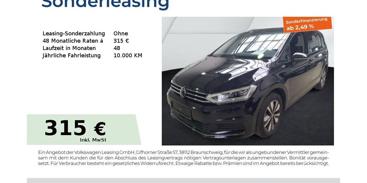 VW Touran 22.478 km 33.606 &euro; Nürnberg 90411